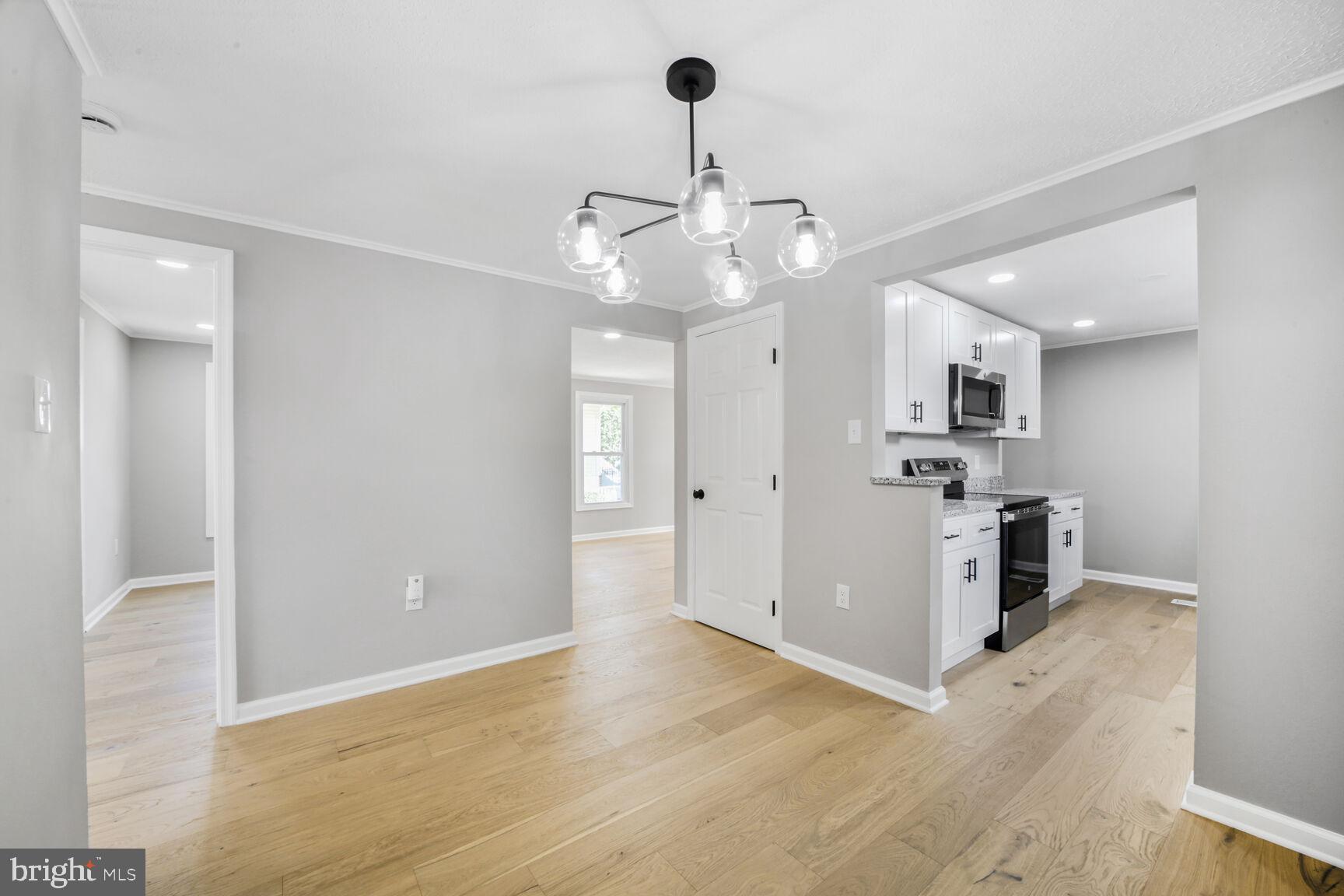 7106 East Spring Street Landover, MD 20785 - Photo 6 of 15 Dining room with partial kitchen view