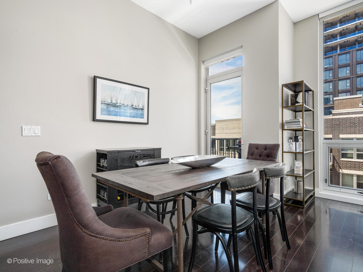 23 North Aberdeen Street, Unit 4S Chicago, IL 60607 - Photo 13 of 24 a view of a dining room with furniture and wooden floor