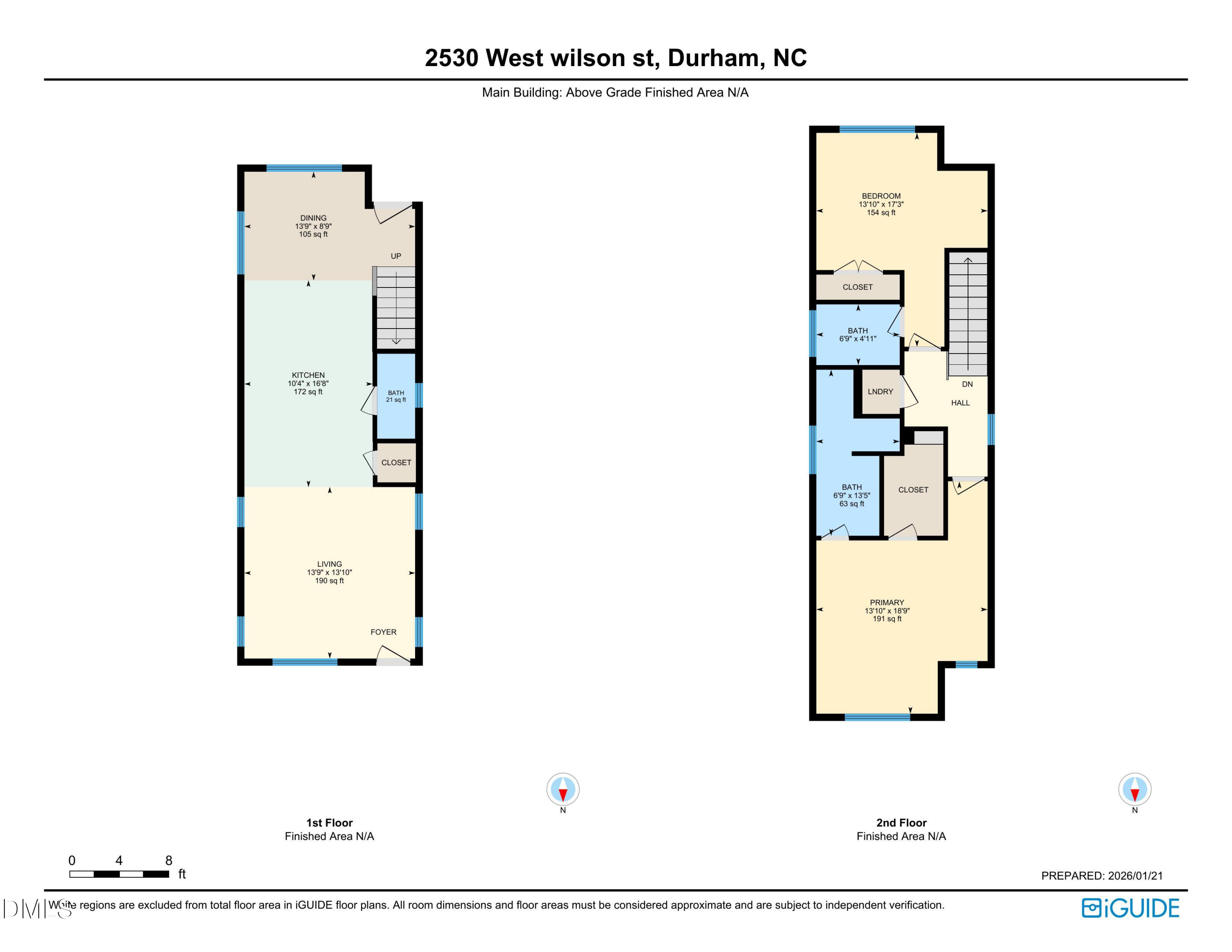 2530 West Wilson Street Durham, NC 27705 - Photo 45 of 49 view of a floor plan