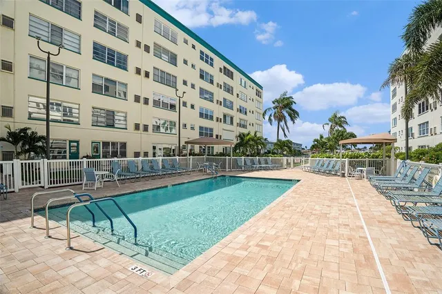 a view of building with garden