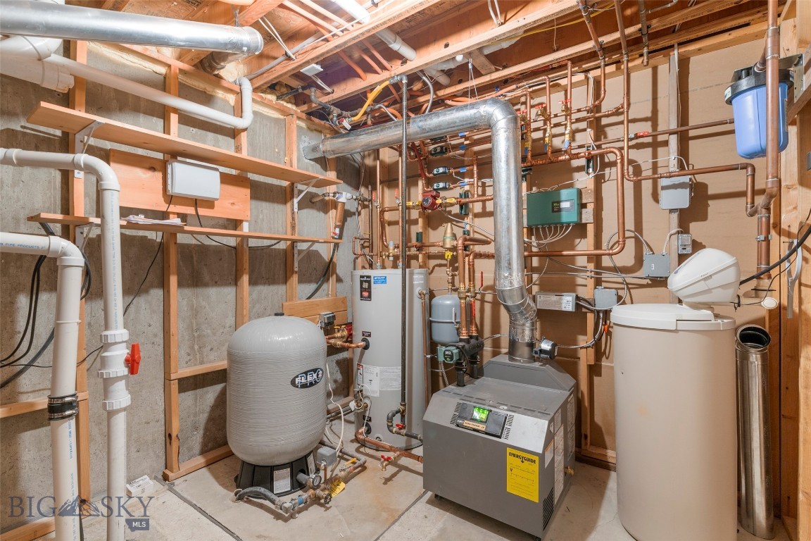 3033 Wes Davis Road Belgrade, MT 59714 - Photo 45 of 91 Utility room in basement - new boiler (Sept. 2025)