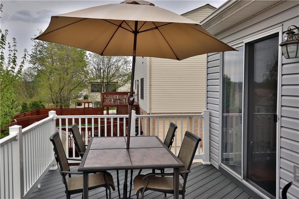 180 Barrington Ridge Delmont, PA 15626 - Photo 20 of 22 Enjoy the afternoon sun and evening sunset from the rear deck.