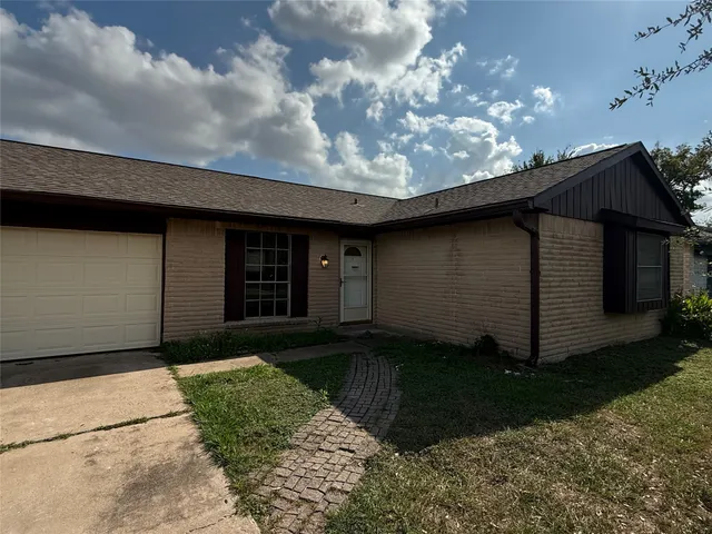 a backyard of a house