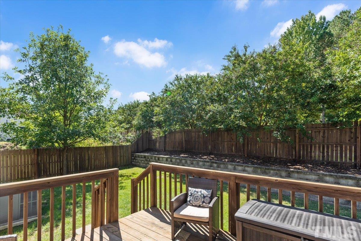 6 Piccadilly Court Durham, NC 27713 - Photo 24 of 27 a view of a two chairs in the deck