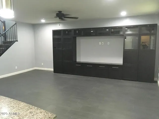 a view of basement