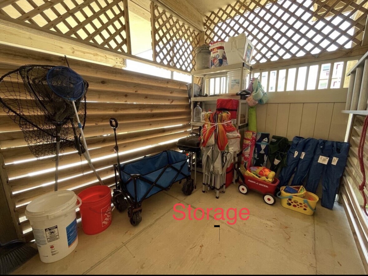 124 Howard Avenue, Unit D Surfside Beach, TX 77541 - Photo 32 of 50 a view of storage and utility room