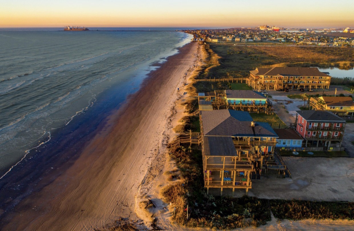124 Howard Avenue, Unit D Surfside Beach, TX 77541 - Photo 5 of 50 an aerial view of multiple house