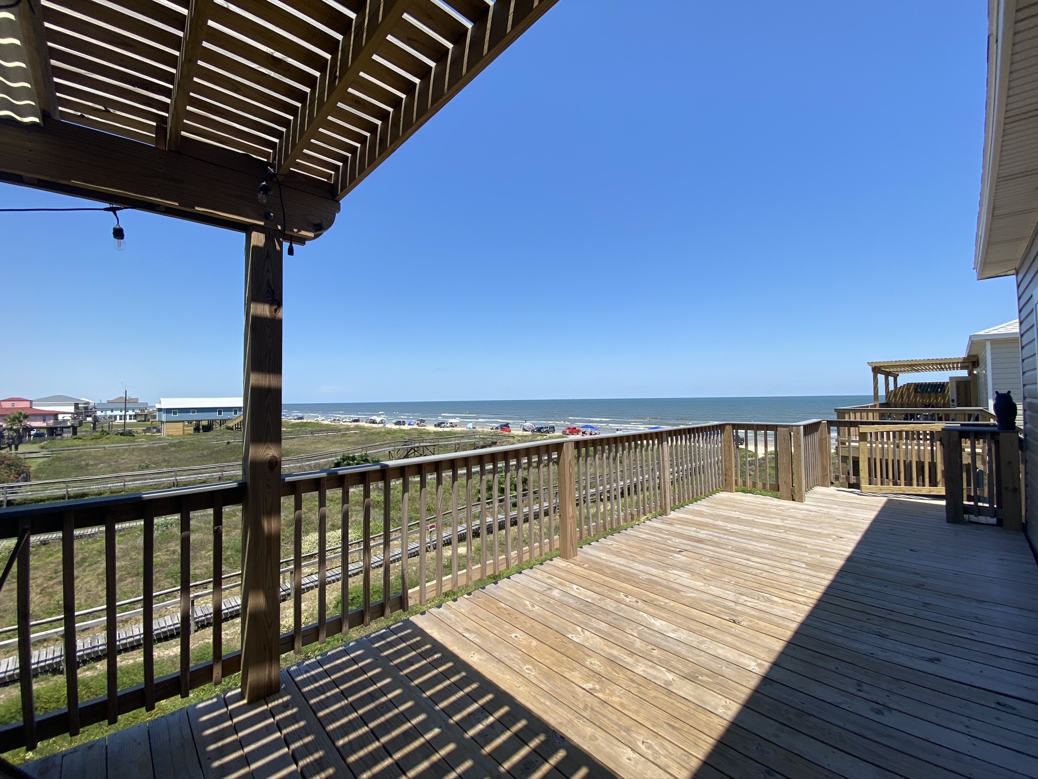 124 Howard Avenue, Unit D Surfside Beach, TX 77541 - Photo 9 of 50 day view of the balcony