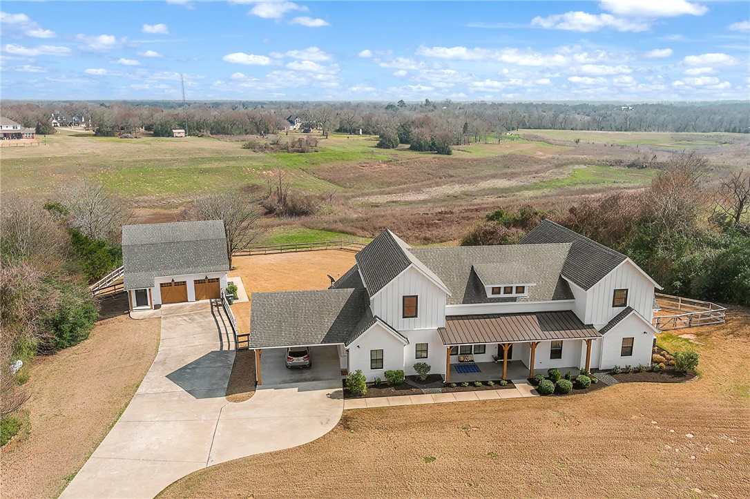 a view of a town with residential houses