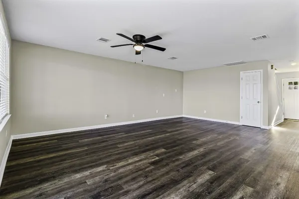 wooden floor in an empty room