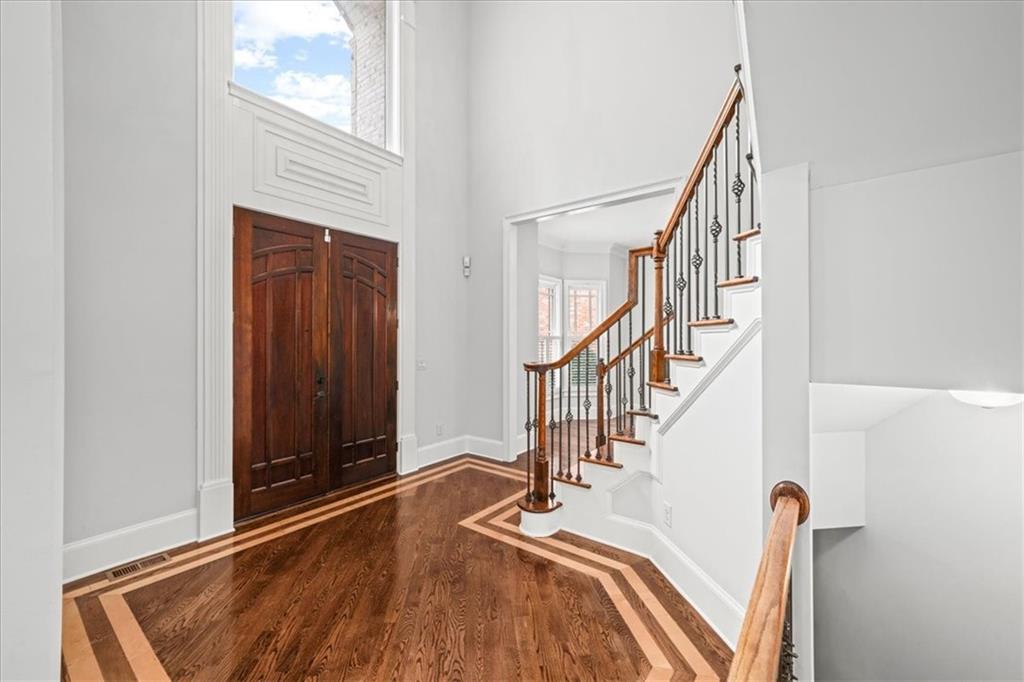 3594 North Druid Hills Road Decatur, GA 30033 - Photo 3 of 57 a view of a livingroom with furniture and stairs