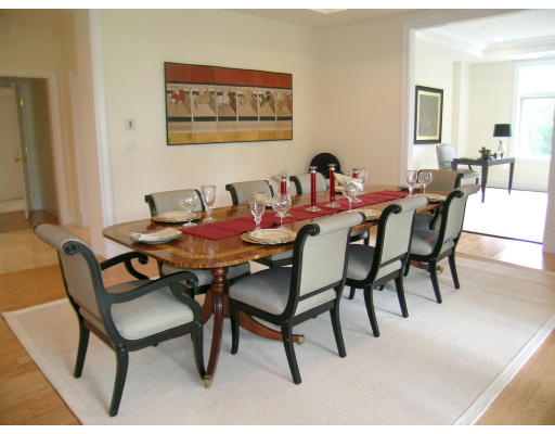 120 Seaver Street, Unit C102 Brookline, MA 02445 - Photo 3 of 7 a dining room with furniture and window