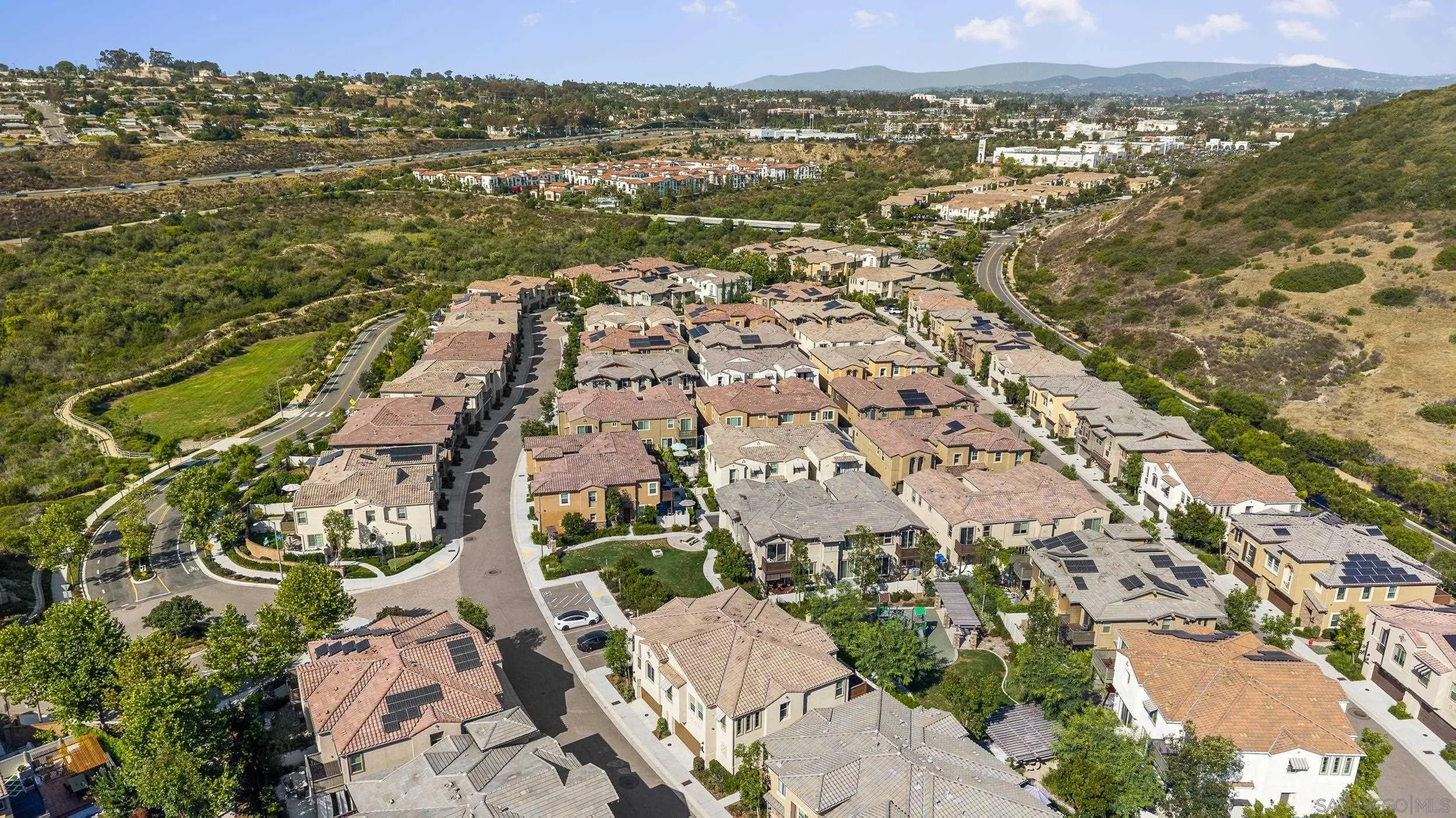 3304 Telaga Road Carlsbad, CA 92010 - Photo 53 of 60 an aerial view of residential houses with outdoor space