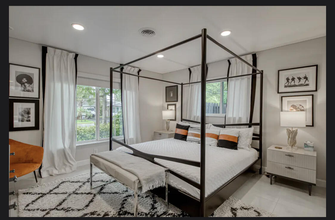 2630 Northeast 51st Court Lighthouse Point, FL 33064 - Photo 5 of 18 2630 NE 51st Ct Guest Bedroom 1