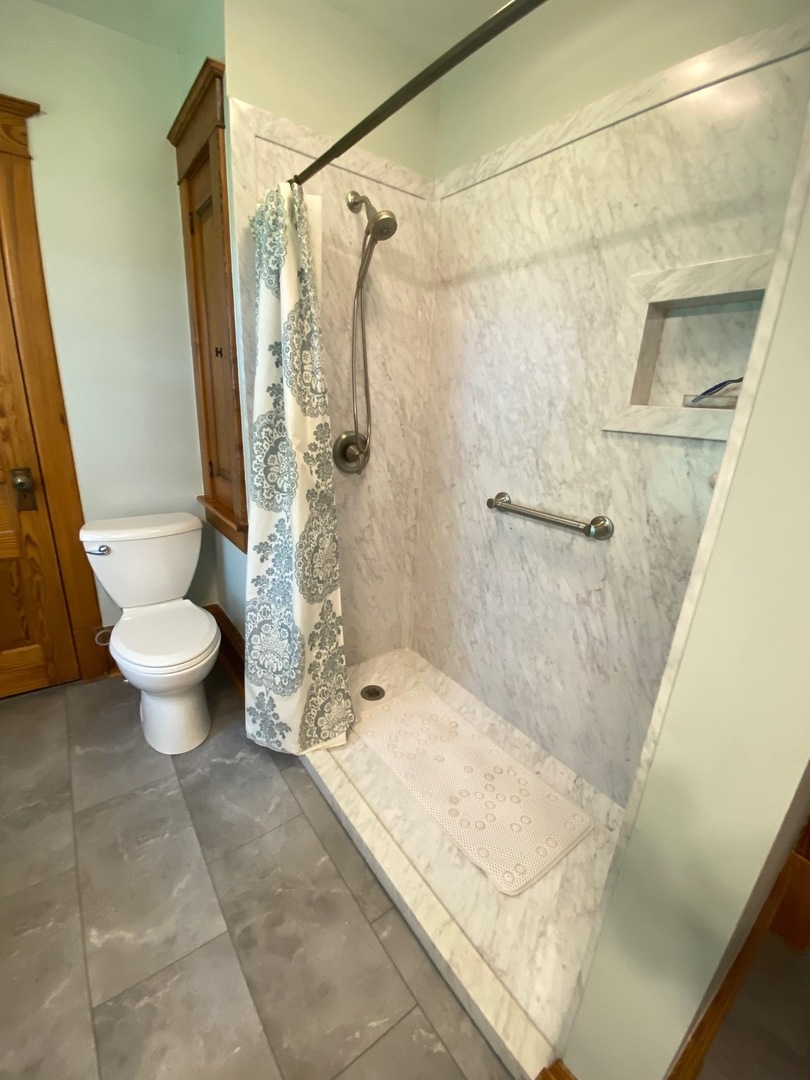 174 Kilgore Road Dixon, IL 61021 - Photo 41 of 55 a bathroom with a granite countertop sink toilet and shower