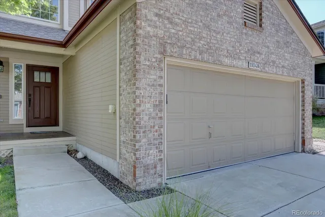 a view of front door of house