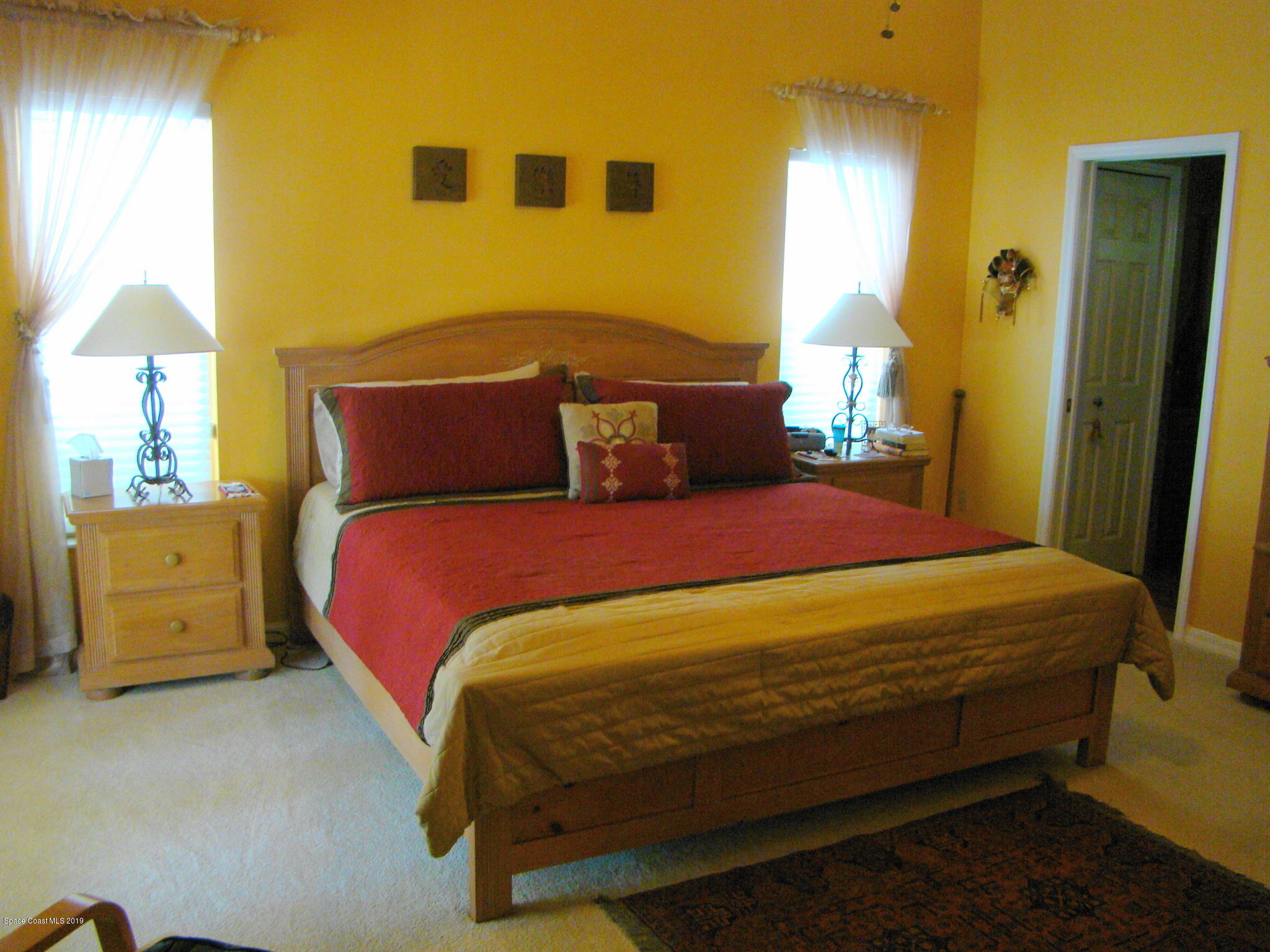 4485 Canard Road Melbourne, FL 32934 - Photo 13 of 34 FABULOUS MASTER BEDROOM OPENS TO PATIO!