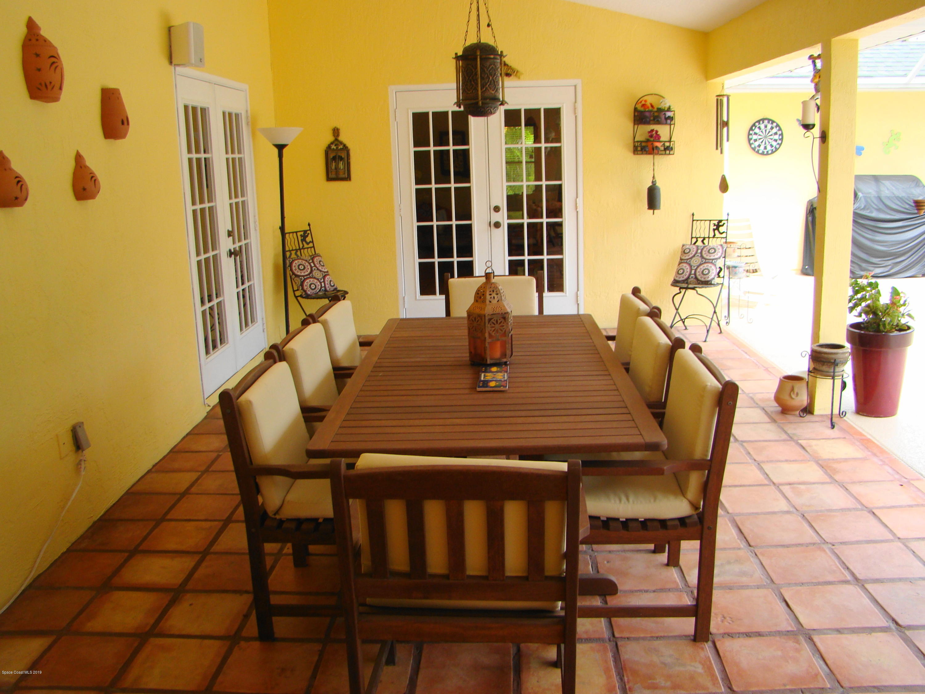 4485 Canard Road Melbourne, FL 32934 - Photo 19 of 34 FRENCH DOORS TO ELEGANT PATIO!