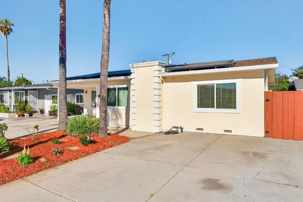 a view of a building with a outdoor space