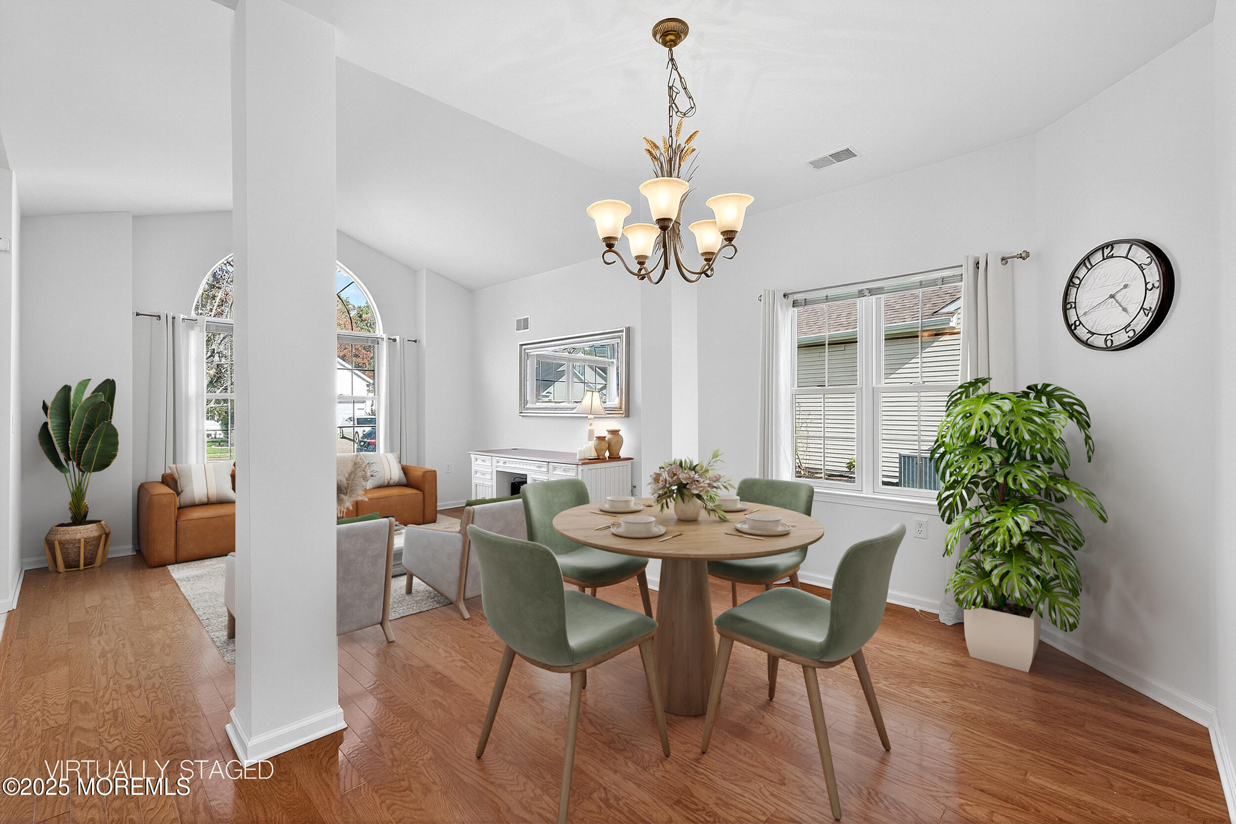 79 Spring Lake Boulevard Waretown, NJ 08758 - Photo 14 of 47 a view of a dining room with furniture and wooden floor