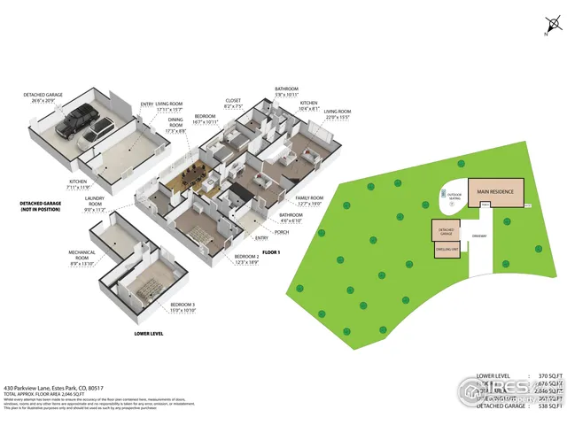 $795,000 | 430 Parkview Lane, Estes Park, CO 80517