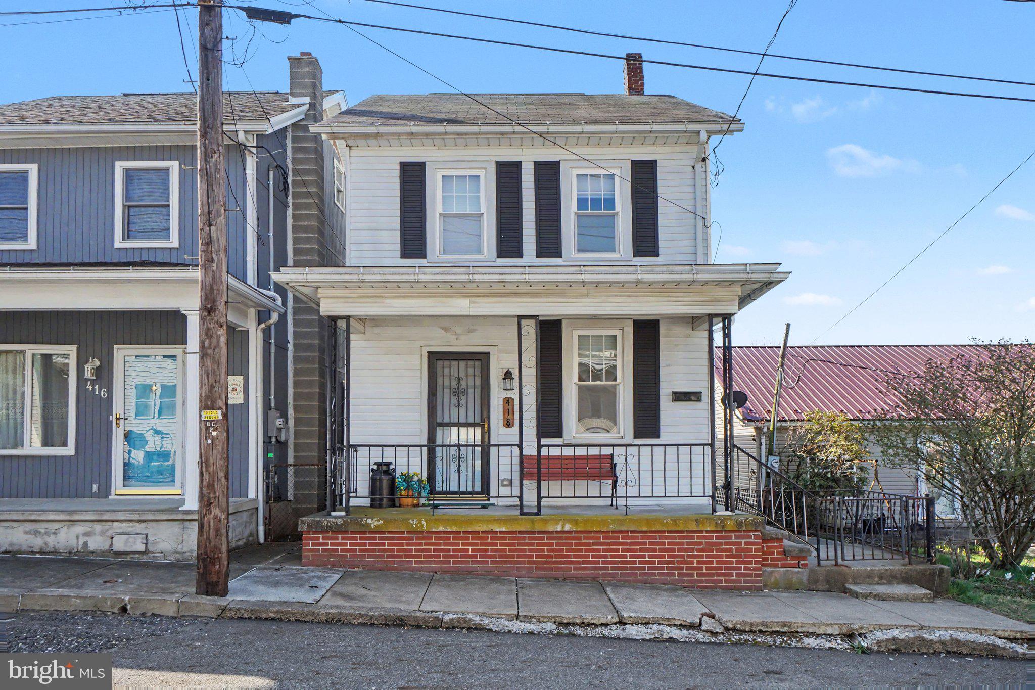 418 Elizabeth Street Williamstown, PA 17098 - Photo 1 of 34 a front view of a house