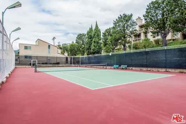a room with gym equipment