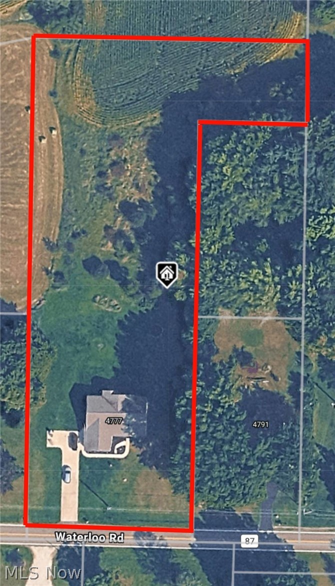 4777 Waterloo Road Atwater, OH 44201 - Photo 25 of 26 Aerial plot map