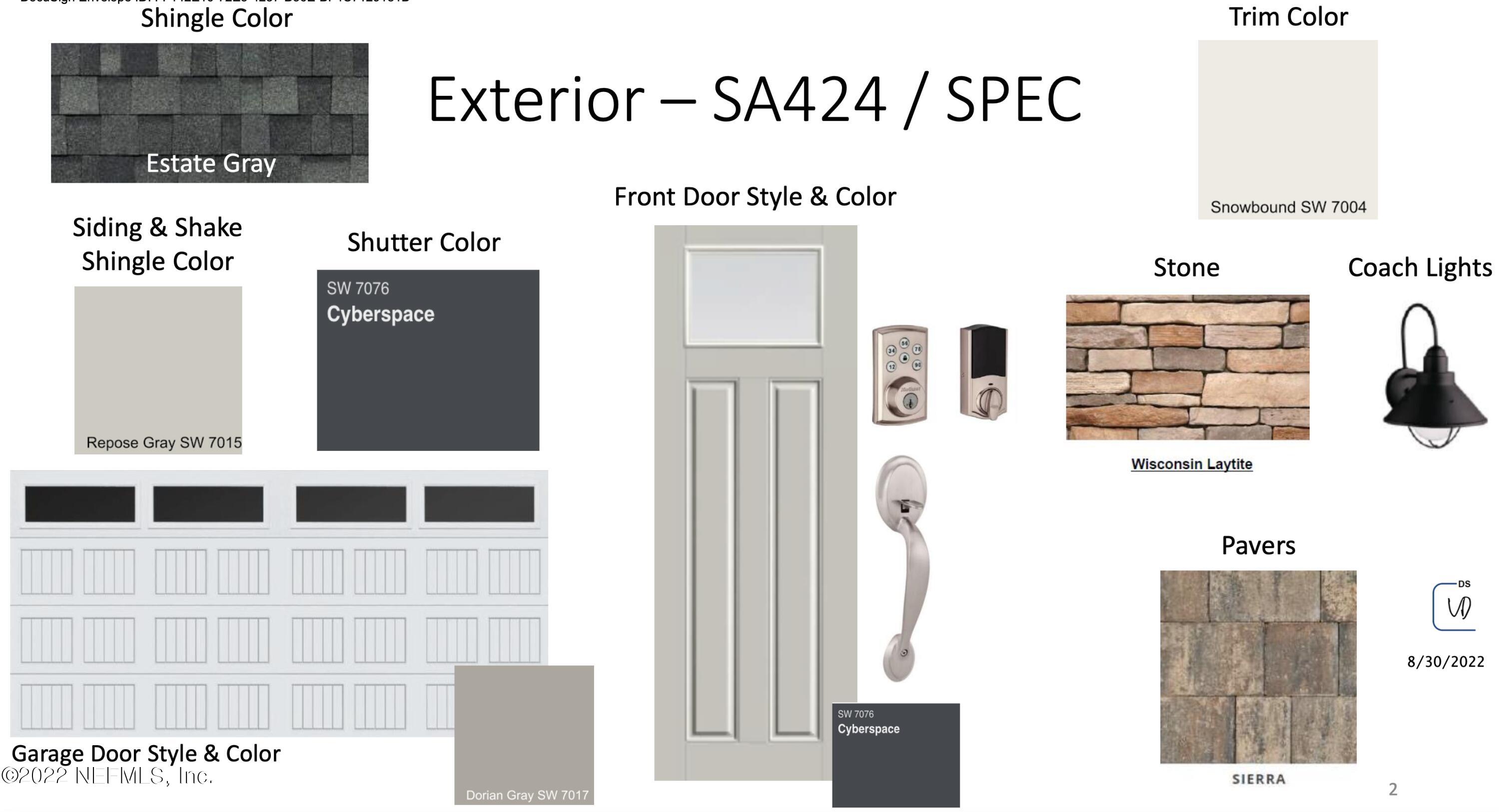 78 Clearview Drive St. Augustine, FL 32092 - Photo 45 of 61 Exterior colors