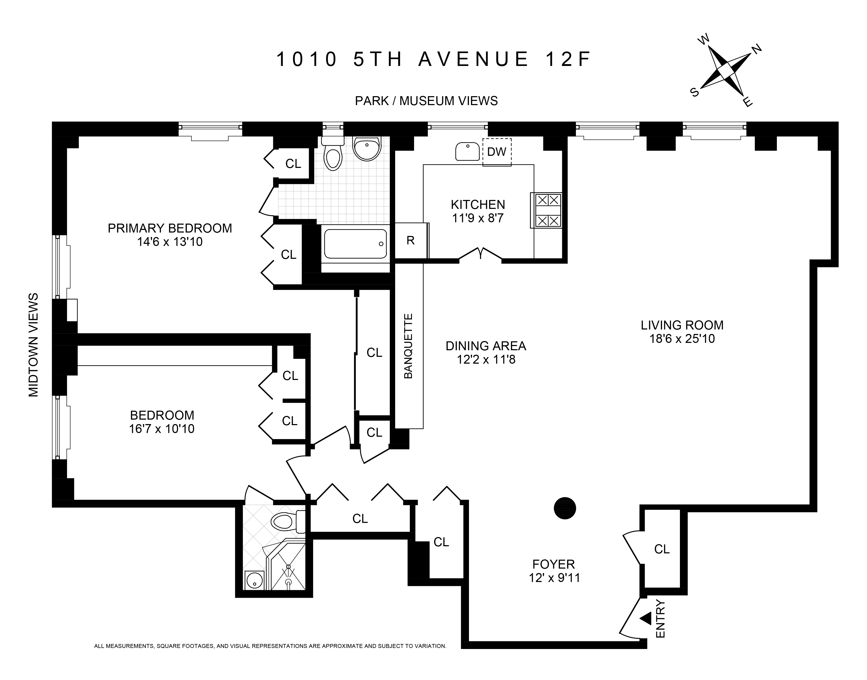 1010 5th Avenue, Unit 12F Manhattan, NY 10028 - Photo 17 of 17 a picture of a book and a bed