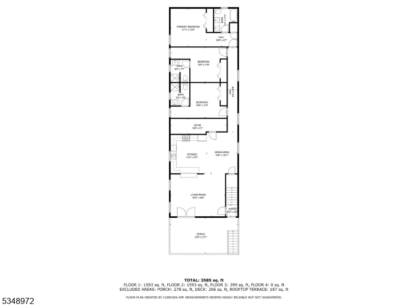 129 Franklin Avenue, Unit A Seaside Heights, NJ 08751 - Photo 14 of 14 a picture of a room with a white wall and a white