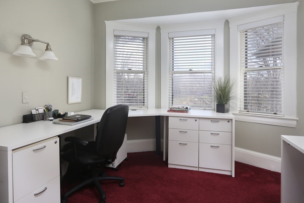 40 Windsor Road Newton, MA 02468 - Photo 21 of 29 a view of a workspace with a window
