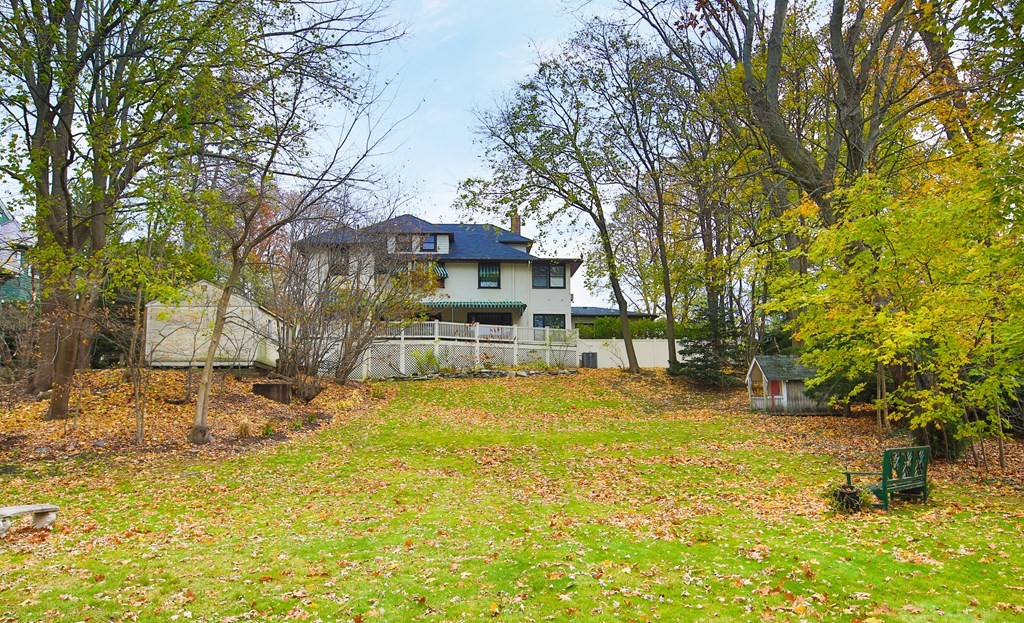 40 Windsor Road Newton, MA 02468 - Photo 27 of 29 a view of a house with a yard