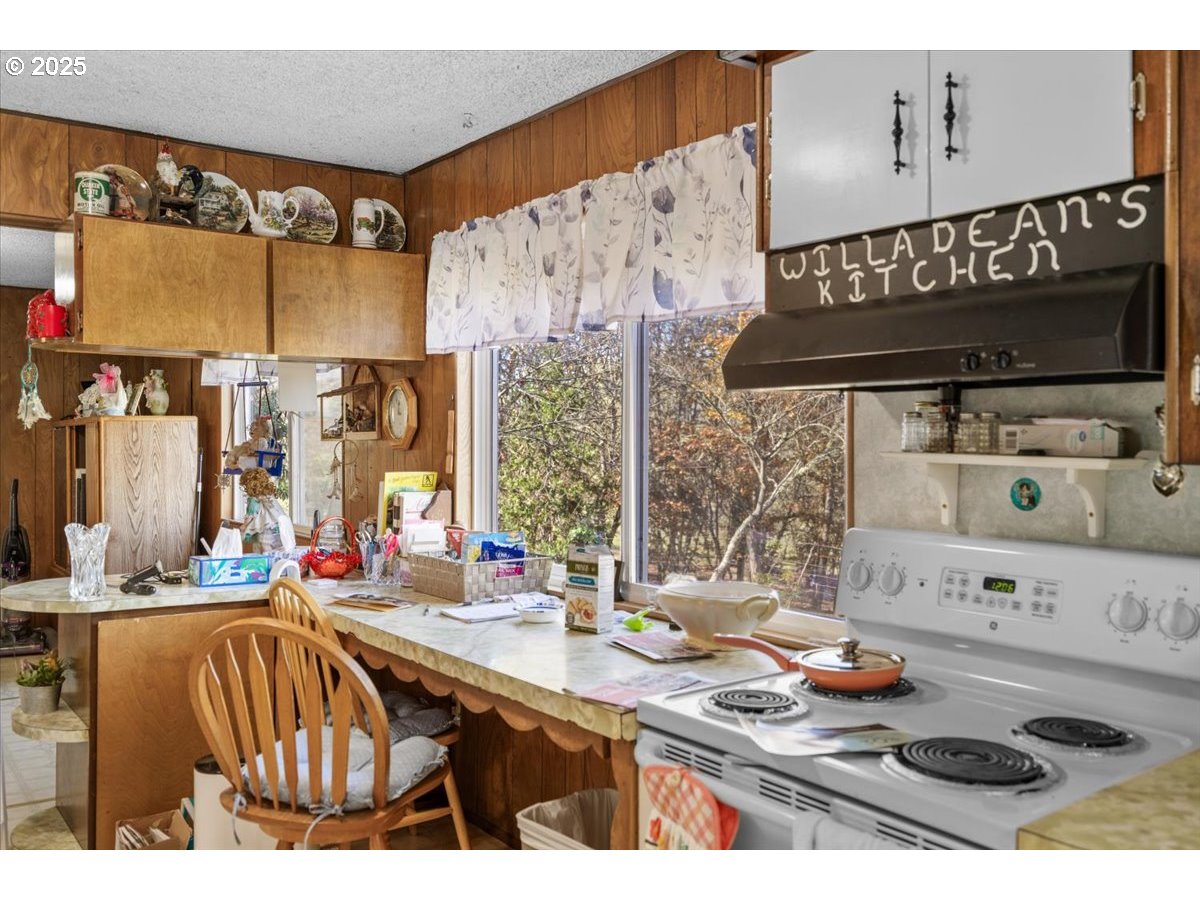 3620 Happy Valley Road Roseburg, OR 97471 - Photo 8 of 25 a kitchen with a sink and a stove in it