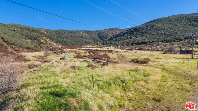 a view of a yard with green space