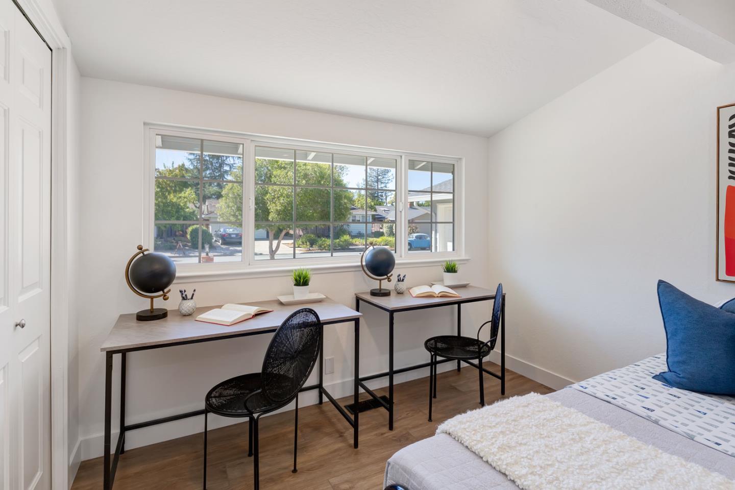 1650 Manitoba Drive Sunnyvale, CA 94087 - Photo 22 of 26 a workspace with furniture and a window