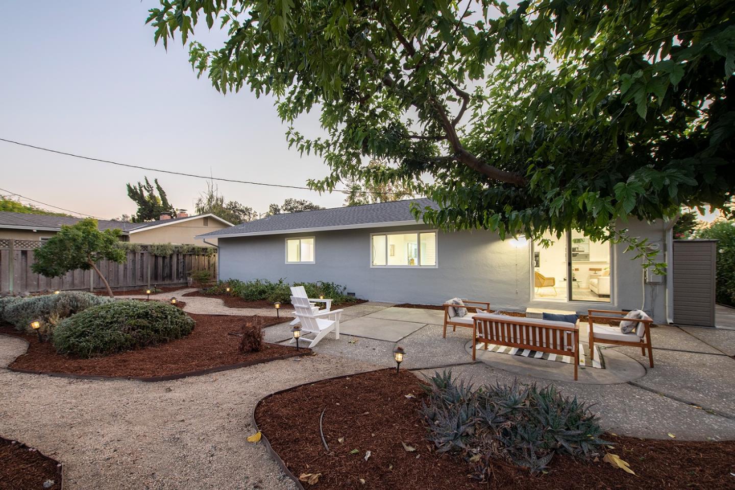 1650 Manitoba Drive Sunnyvale, CA 94087 - Photo 25 of 26 a view of a house with backyard and sitting area