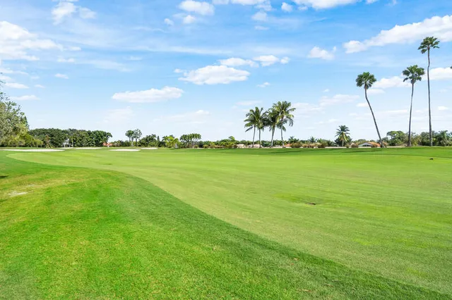 a view of a ocean with a big yard
