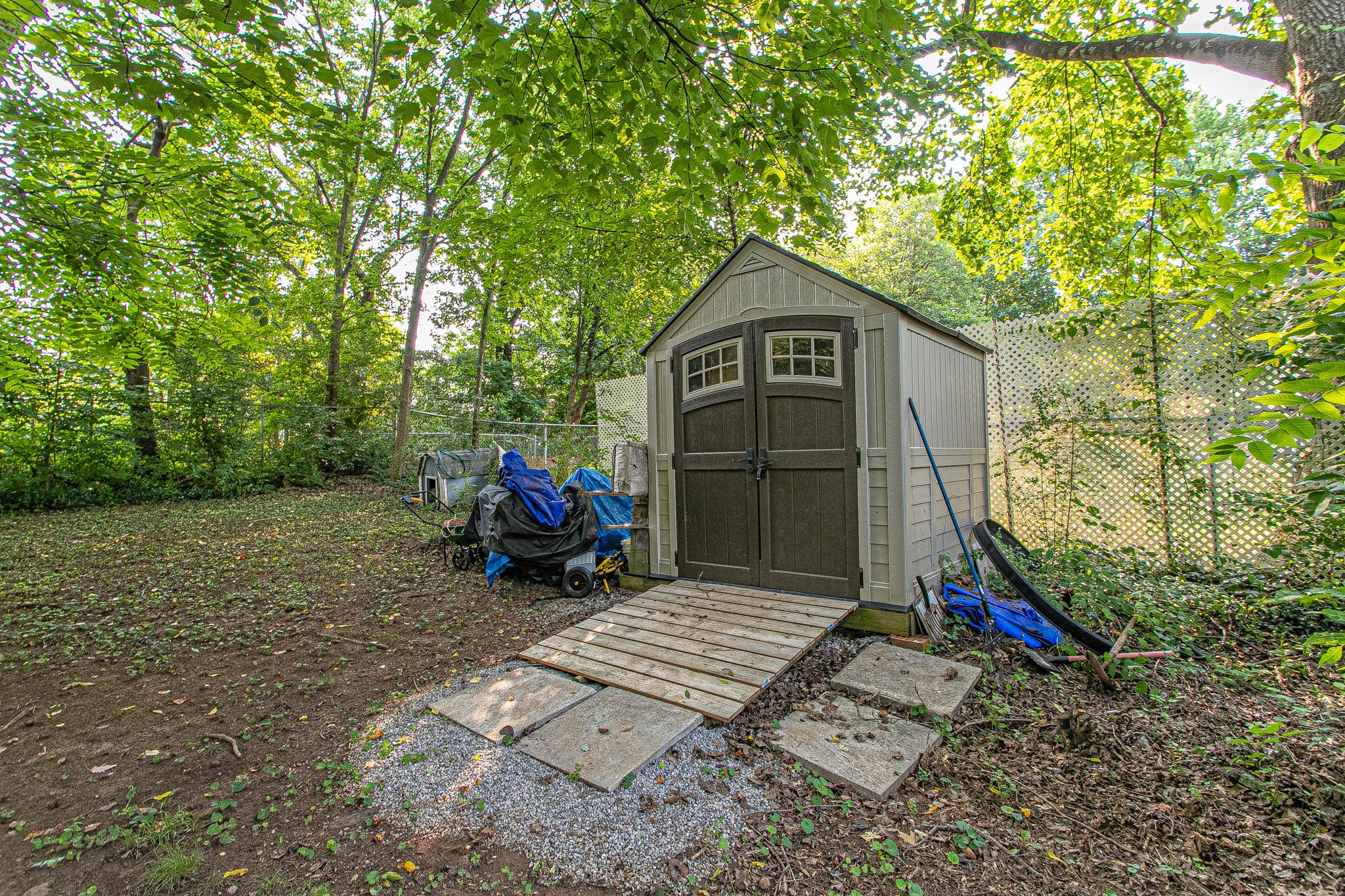 4409 Deerfield Road Knoxville, TN 37921 - Photo 37 of 40 a view of backyard with barbeque grill and outdoor seating