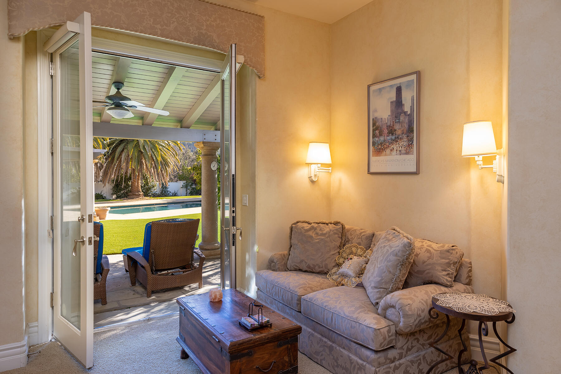 1000 Shokat Drive Ojai, CA 93023 - Photo 12 of 55 a living room with furniture and a window