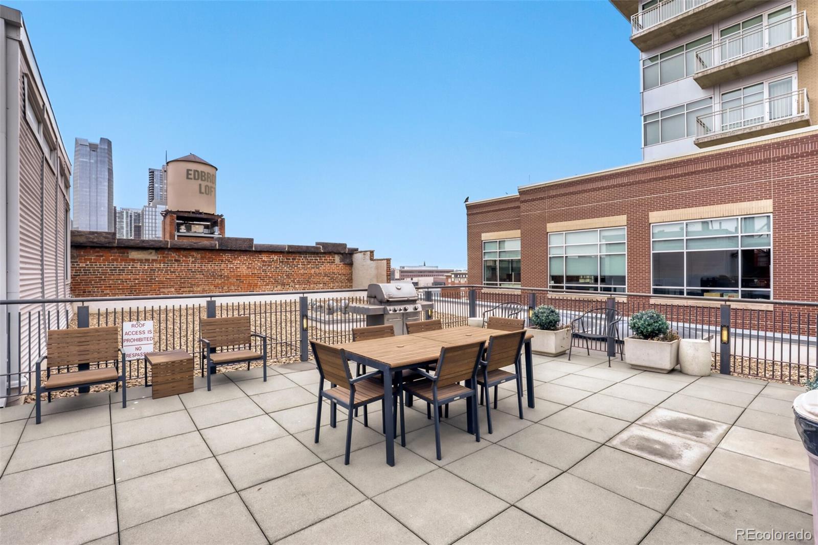1449 Wynkoop Street, Unit 506 Denver, CO 80202 - Photo 19 of 39 a view of a terrace with seating space