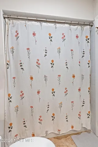 a view of a bunch of white curtain