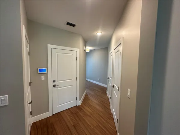 a living room with a fireplace