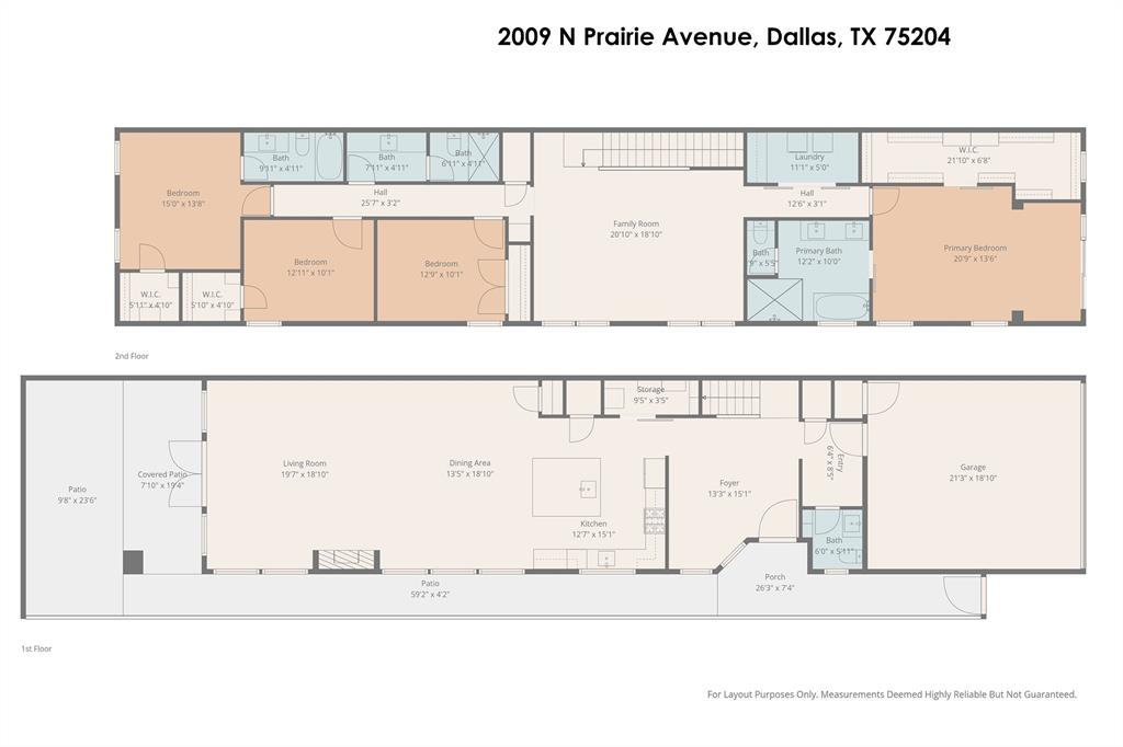 2009 North Prairie Avenue, Unit 2009 Dallas, TX 75204 - Photo 37 of 40 Floor plan