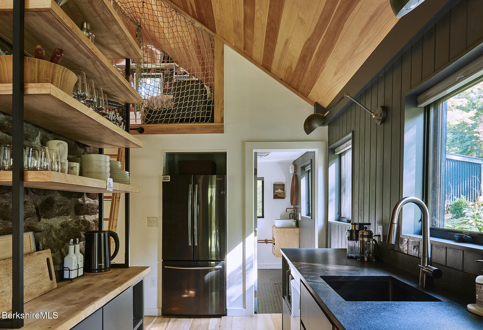 15 Mahkeenac Heights Road Stockbridge, MA 01262 - Photo 13 of 34 Kitchen toward 1/2 bath and laundry
