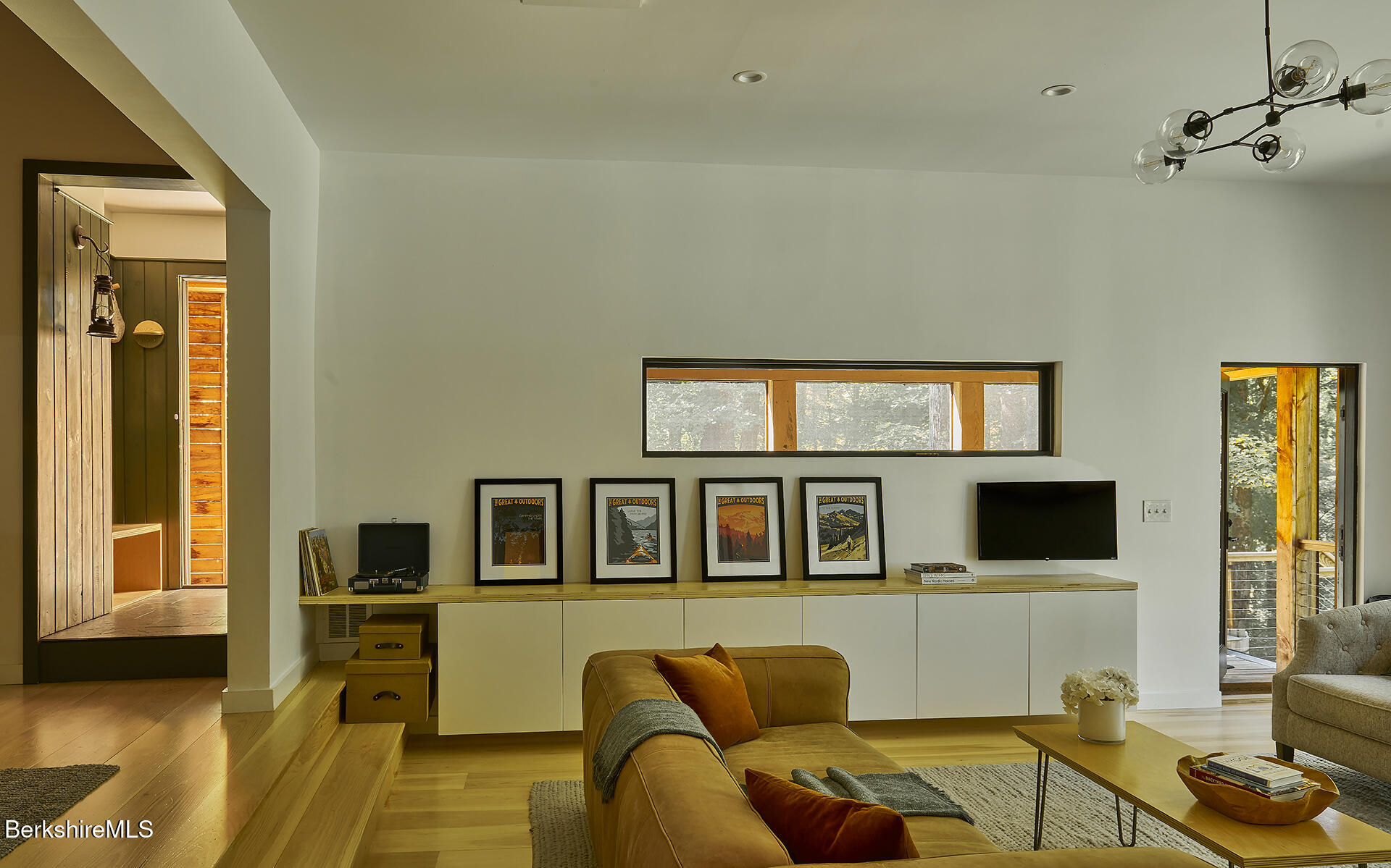 15 Mahkeenac Heights Road Stockbridge, MA 01262 - Photo 15 of 34 Living Room toward screened porch