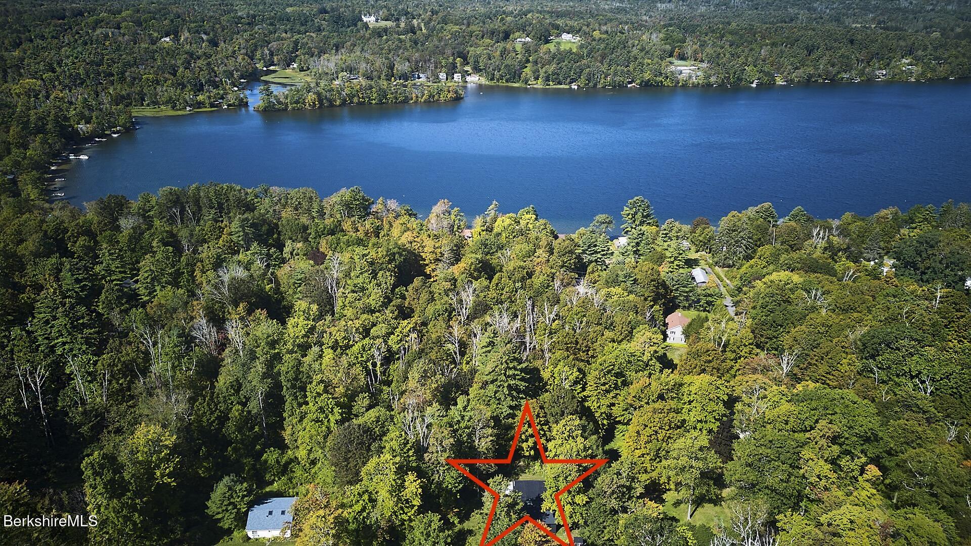 15 Mahkeenac Heights Road Stockbridge, MA 01262 - Photo 27 of 34 Aerial showing location of house