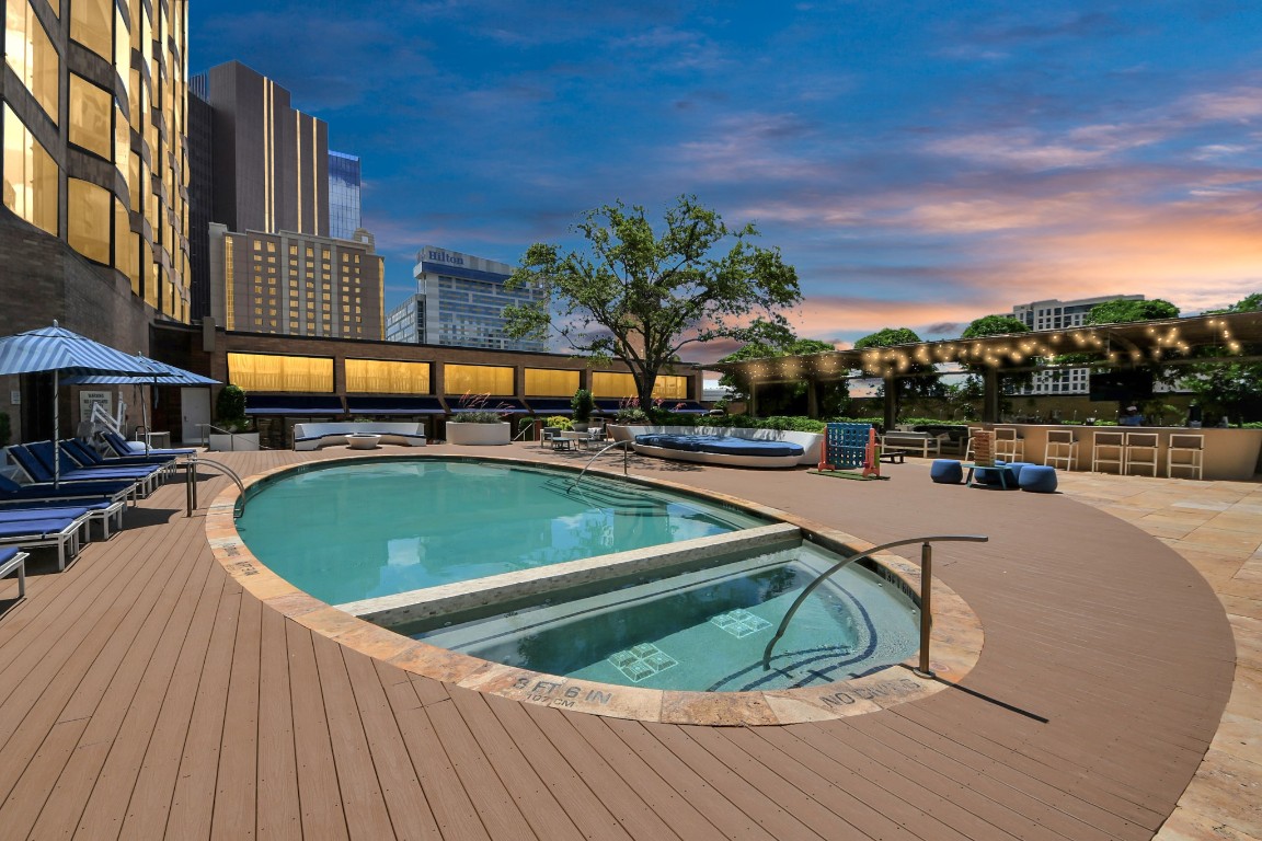 1300 Lamar Street, Unit T3 Houston, TX 77010 - Photo 39 of 49 a view of outdoor space with swimming pool and furniture