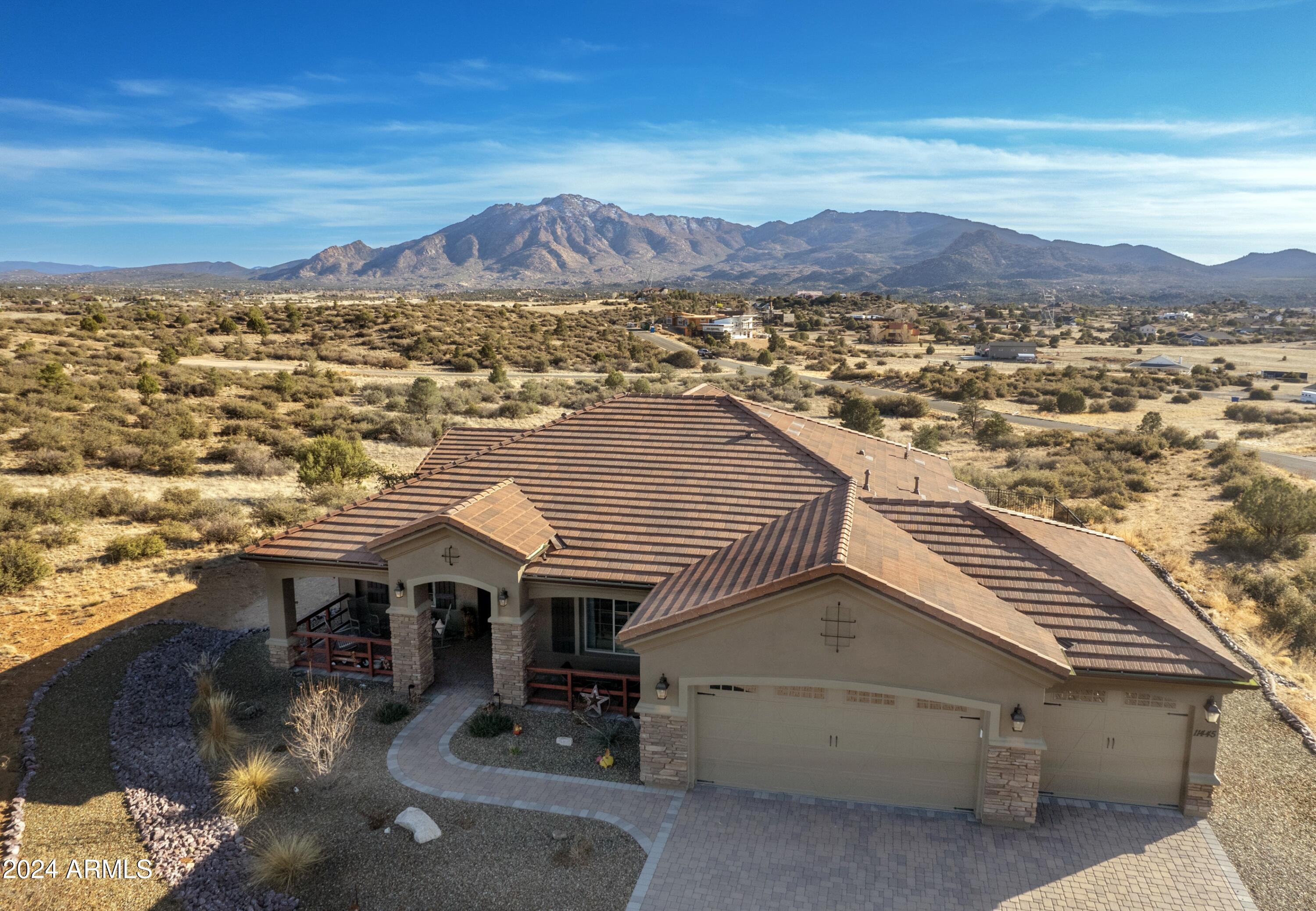 11445 Arrow Ranch Road Prescott, AZ 86305 - Photo 2 of 38 Front Aerial