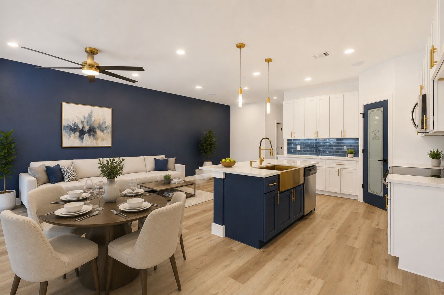 4606 Mallow Street, Unit B Houston, TX 77051 - Photo 5 of 25 a large kitchen with a table and chairs